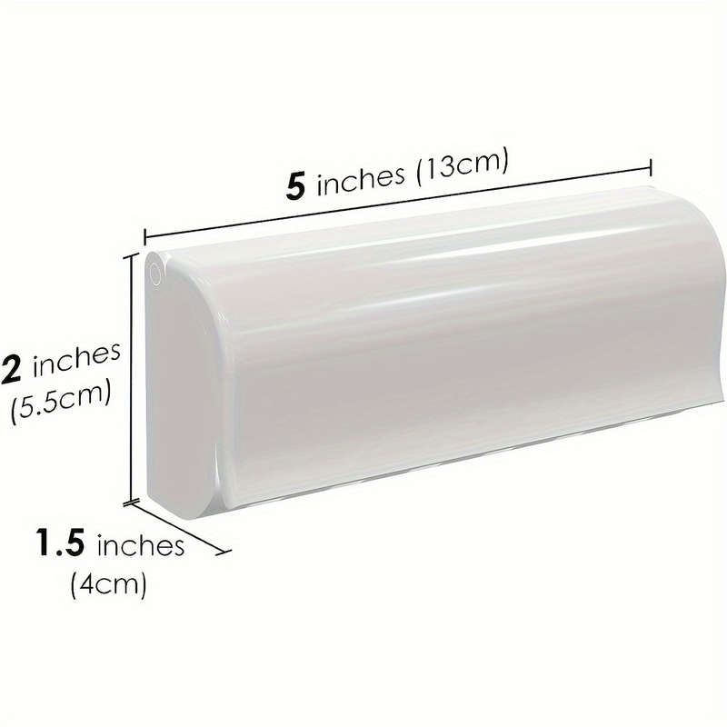 Wall-Mounted Toothbrush Holder with Cove