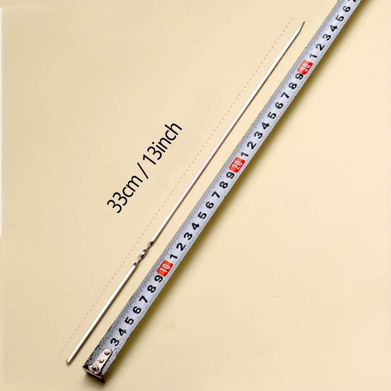 Reusable Stainless Steel BBQ Skewers