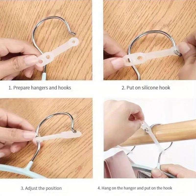 10Pcs Clothes Hanger Hooks