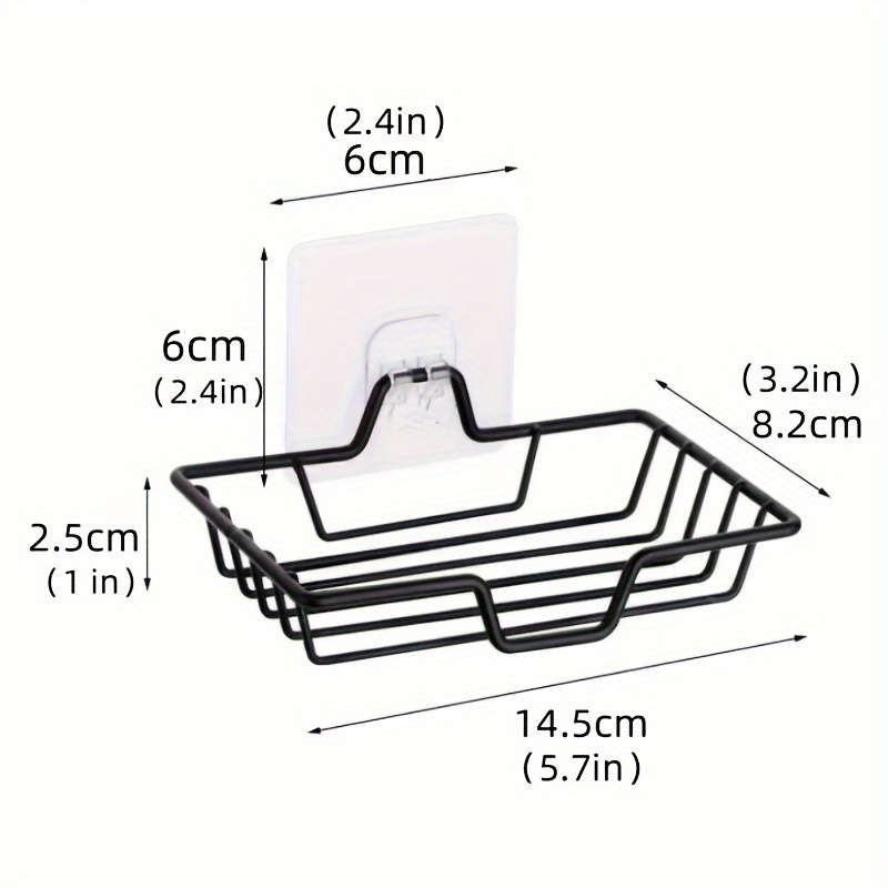 Easy-Install Stainless Steel Soap Dish