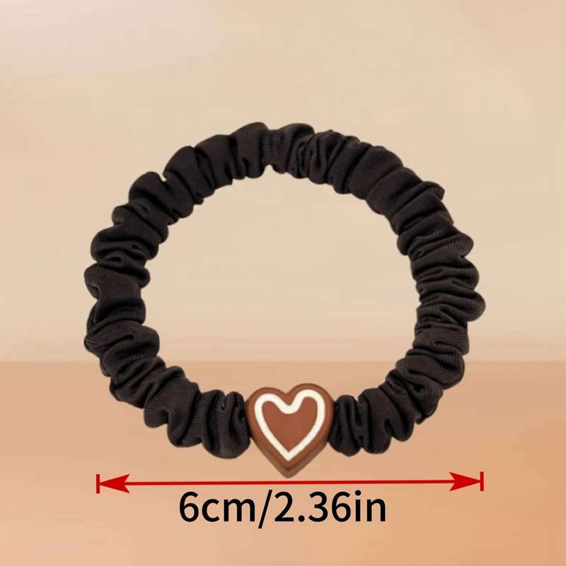 Vintage Minimalist Fabric Hair Ties Set