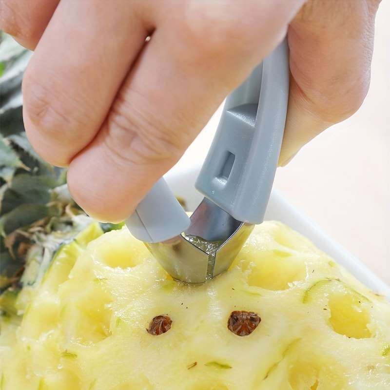 1pc Stainless Steel Pineapple Eye Peele
