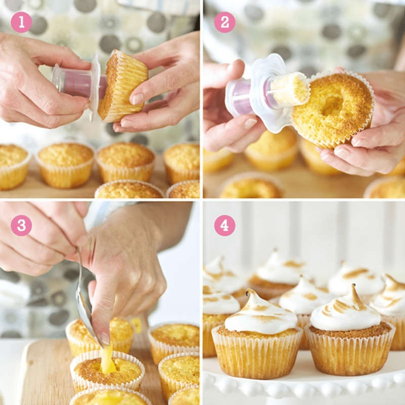 Reusable Plastic Cupcake Corer and Filler Tool
