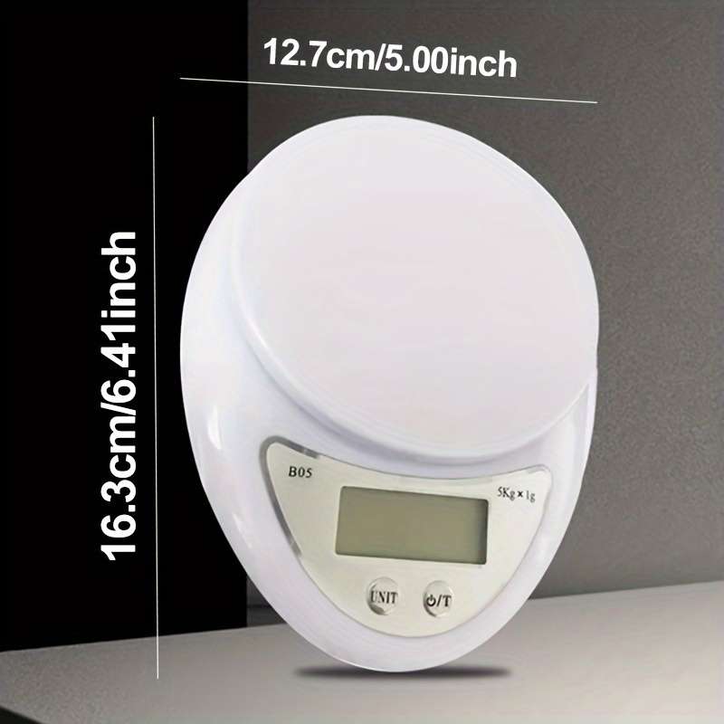 1pc New Portable Digital Scale 5kg/1g