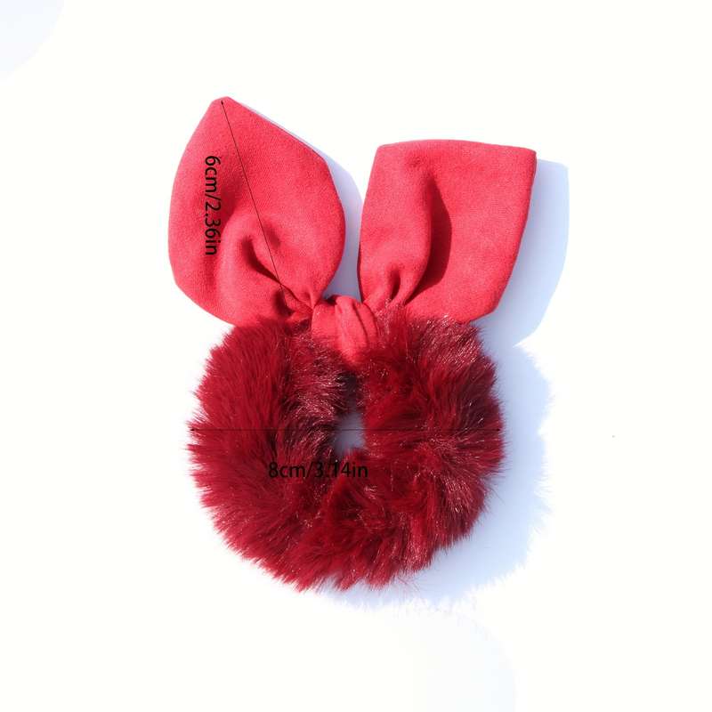 Minimalist Style Solid Color Hair Tie
