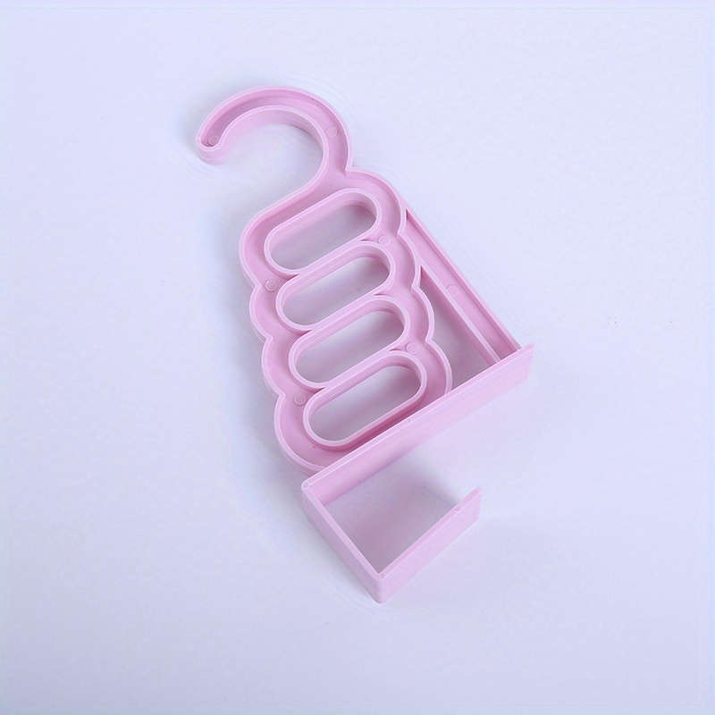 1pc Multifunctional Home Accessories Foldable Clothes Hanger Drying Rack 5 Hole Suit Bathroom Door
