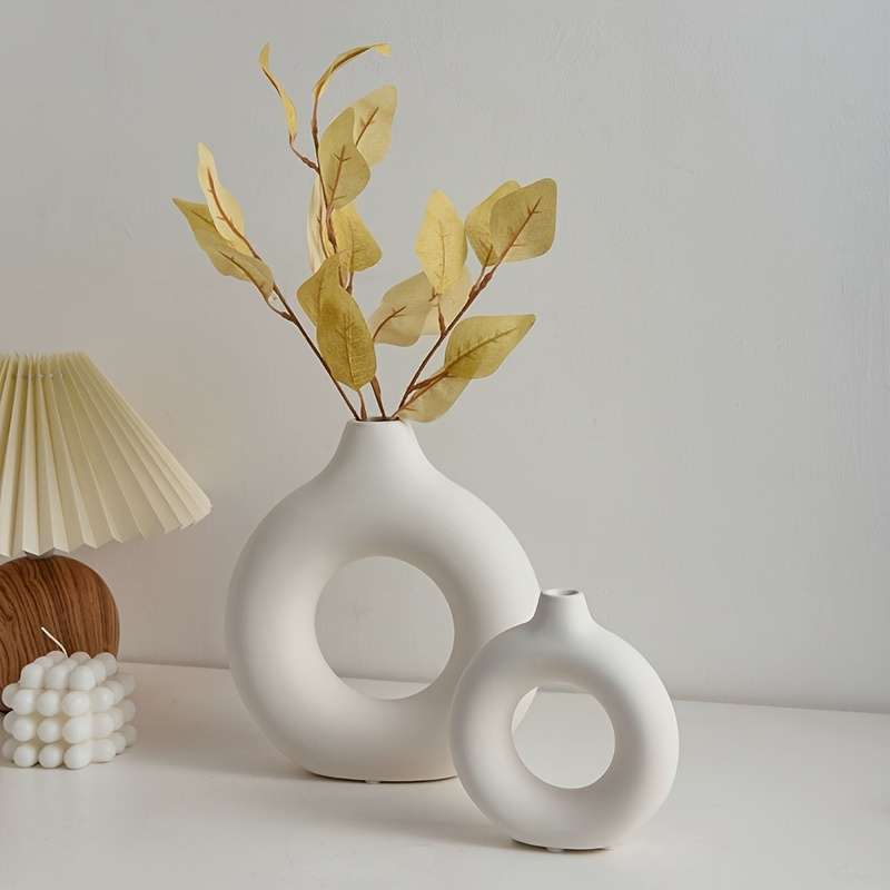 Boho Geometric Plastic Vases