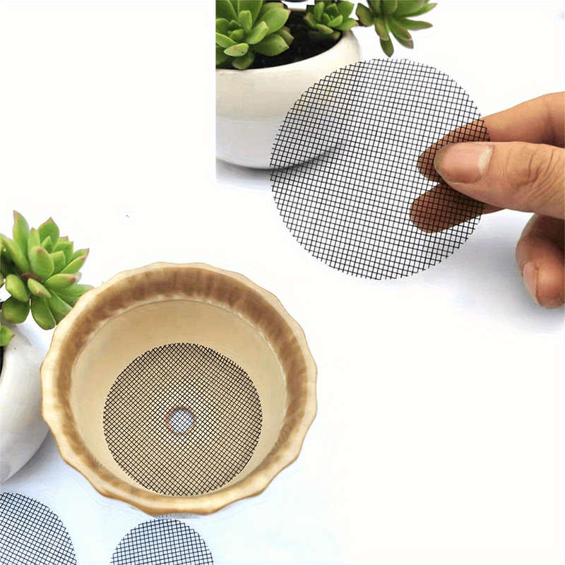 50pcs Round Mesh Drainage Screens