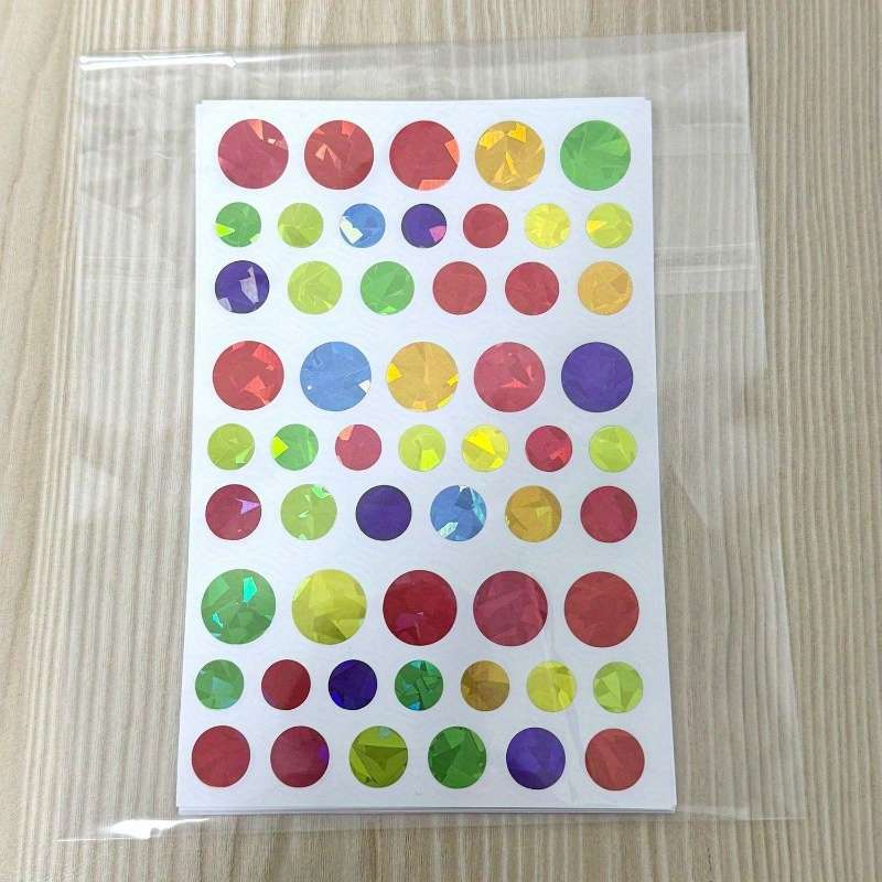 Rainbow Star Laser Stickers