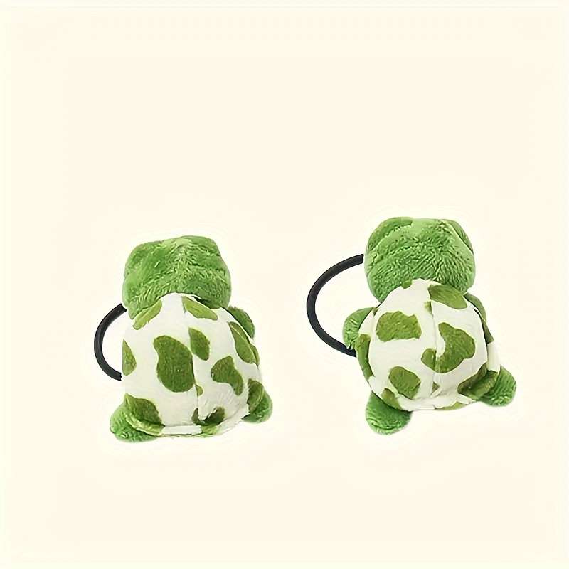 Cute Animal Plush Turtle Hair Ties