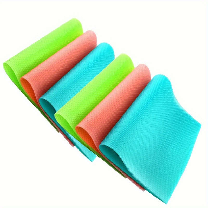 4pcs Easy-Install Washable Refrigerator Liners