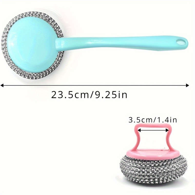 10-Pack Stainless Steel Wool Scrubber Set