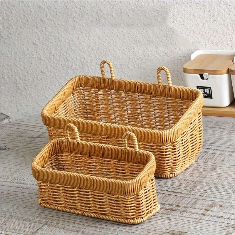 Clutter-FreeModern Wall-Mounted Kitchen Storage Basket