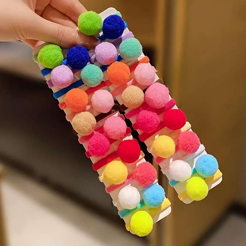 Cute Elastic Hair Ties Set for Teens