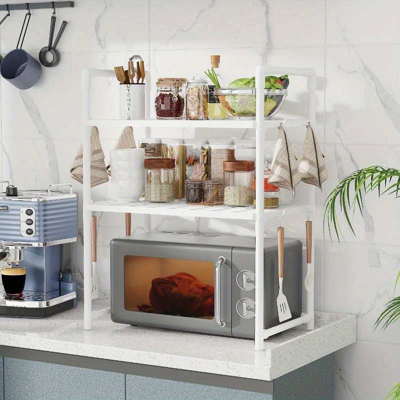 Sturdy Metal Kitchen Microwave Stand