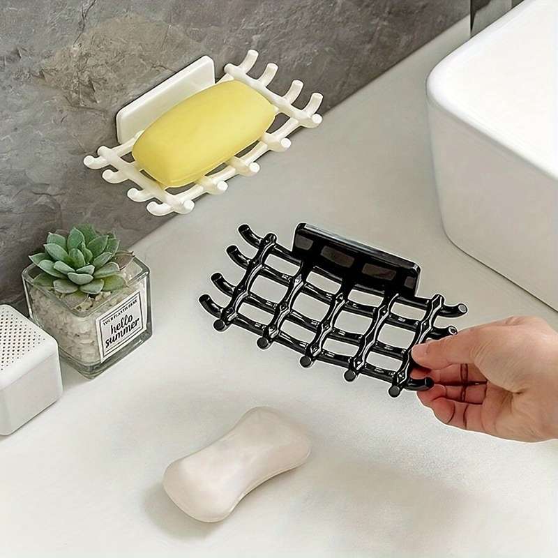 1pc Plastic Soap Dish Holder