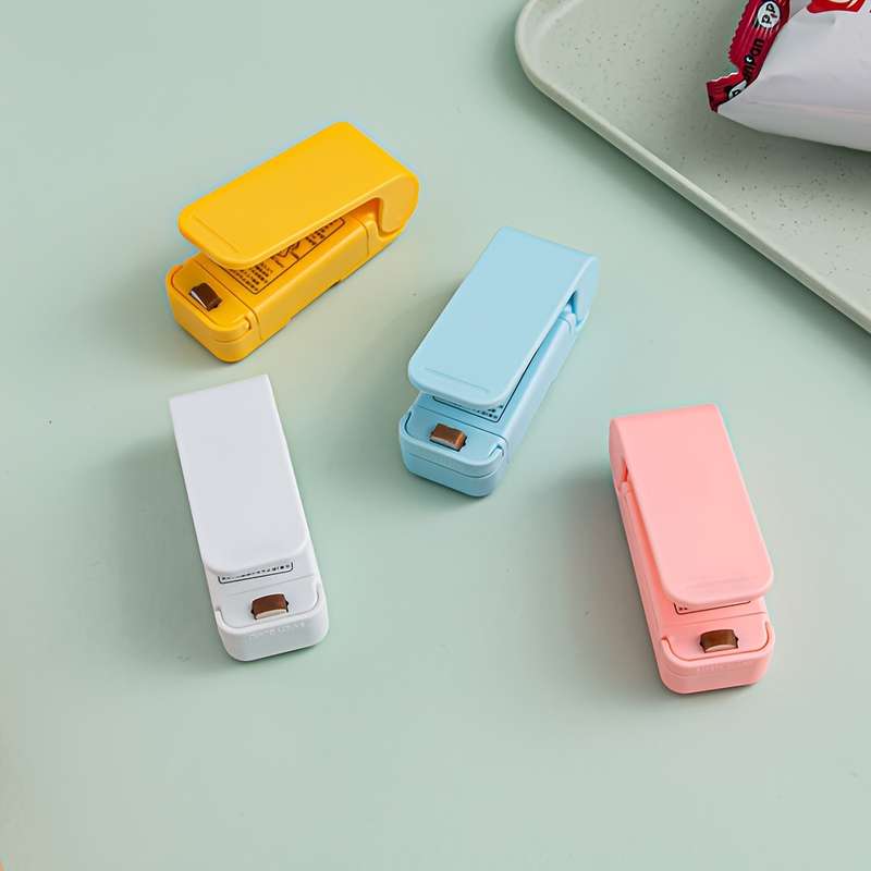 Compact Handheld Snack Bag Sealer Random Colors