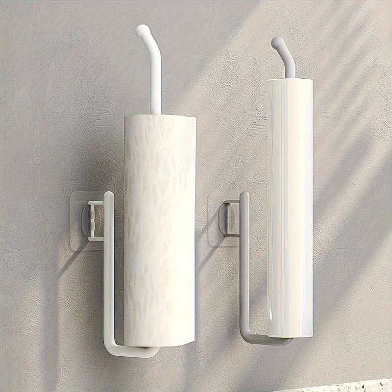 1pc Punch-free Kitchen Paper Towel Rack