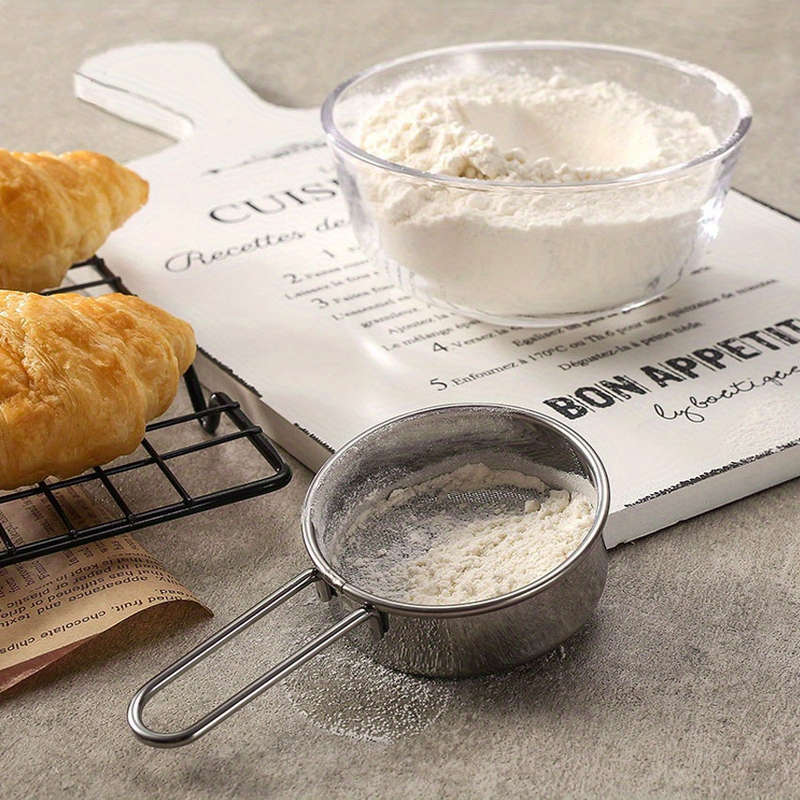 Upgrade Your Baking With This Handheld Stainless Steel Powdered Sugar Sifter To Make Your Cookouts M