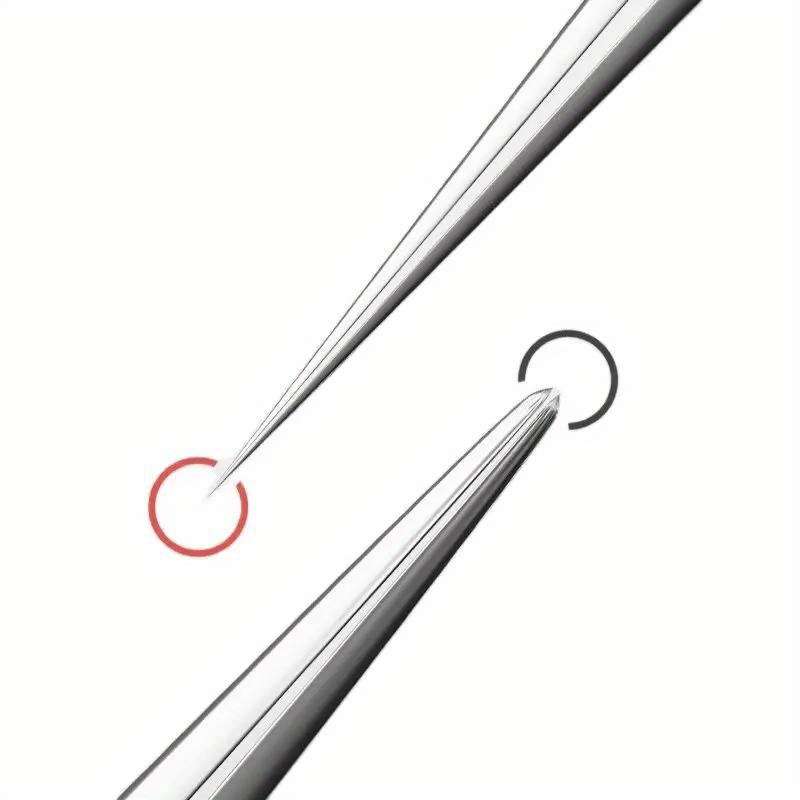 1 Pack Extra Fine Cellular Acne Blackhead Tweezers