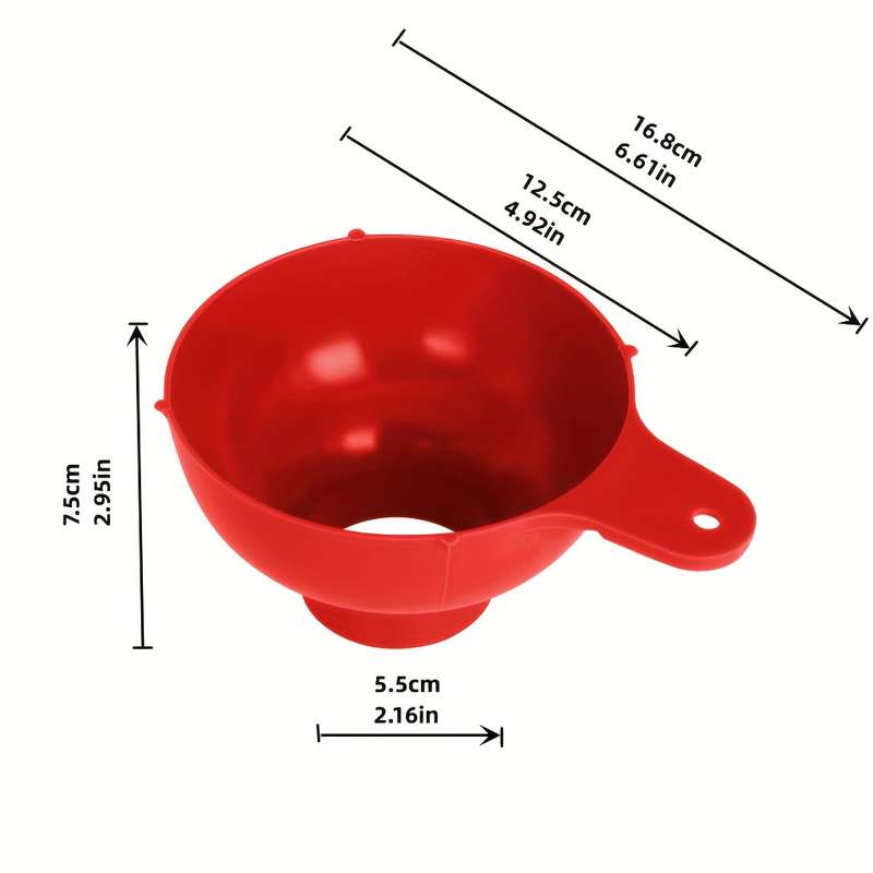 One Plastic Funnel With A Large Diameter Oil Funnel
