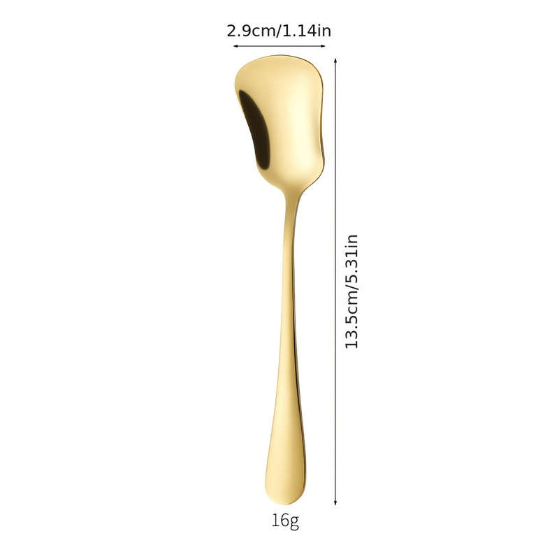 1pc Hoshen Stainless Steel Dessert Spoon