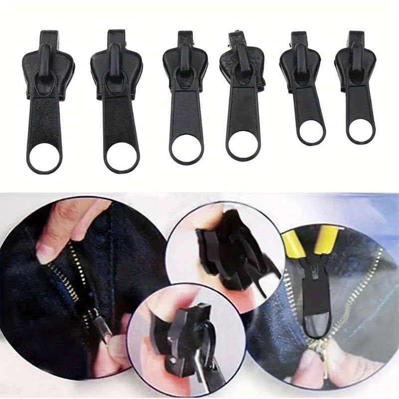 6pcs Instant Zipper Repair Kit with Universal Design