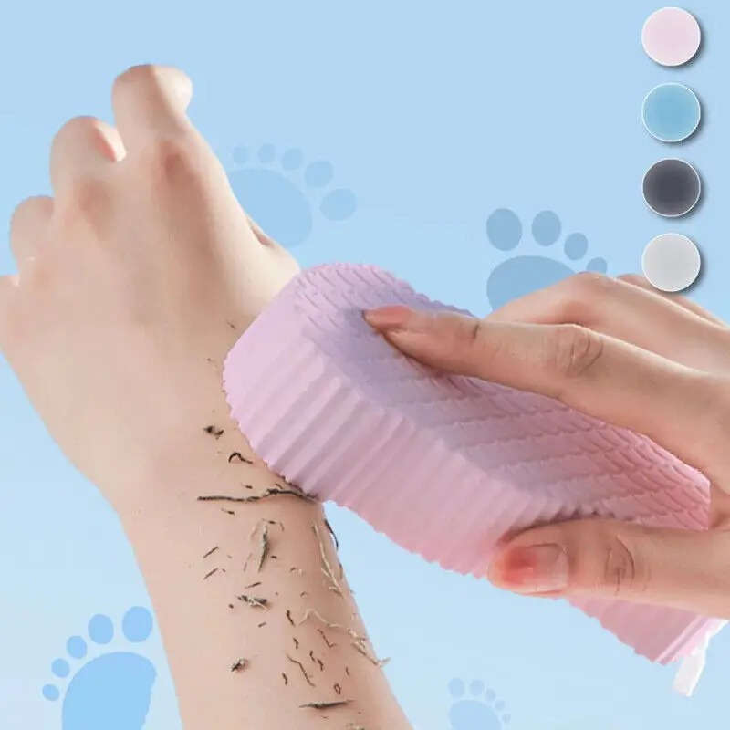 1pc Soft Bristle Bath Sponge Towel
