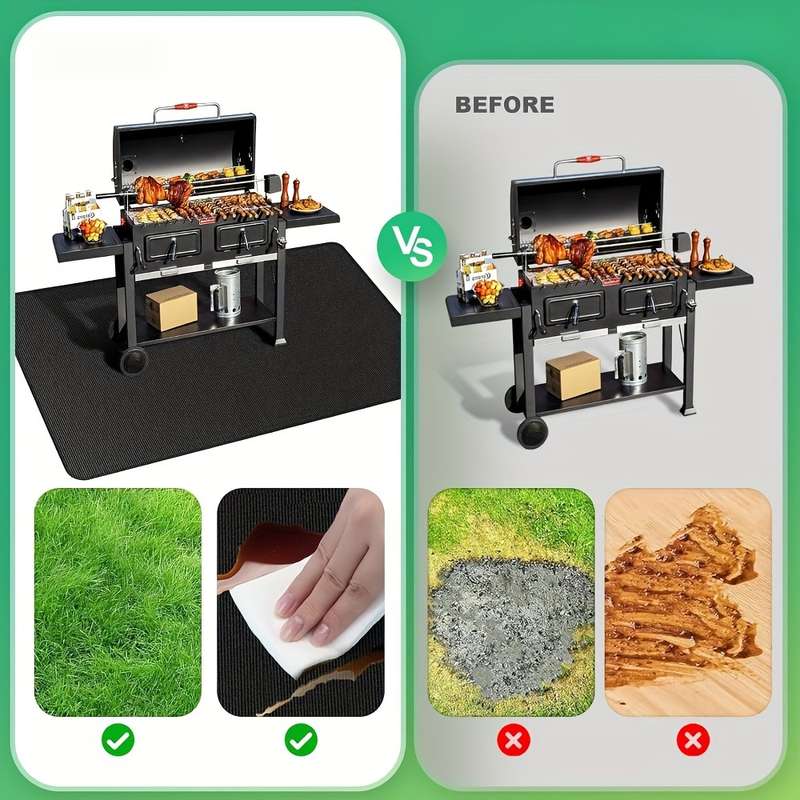 Under Grill Mats for Outdoor Grill