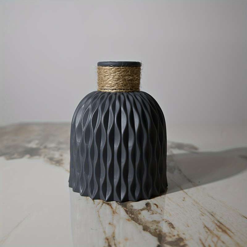 1pc Water Ripple Plastic Vase