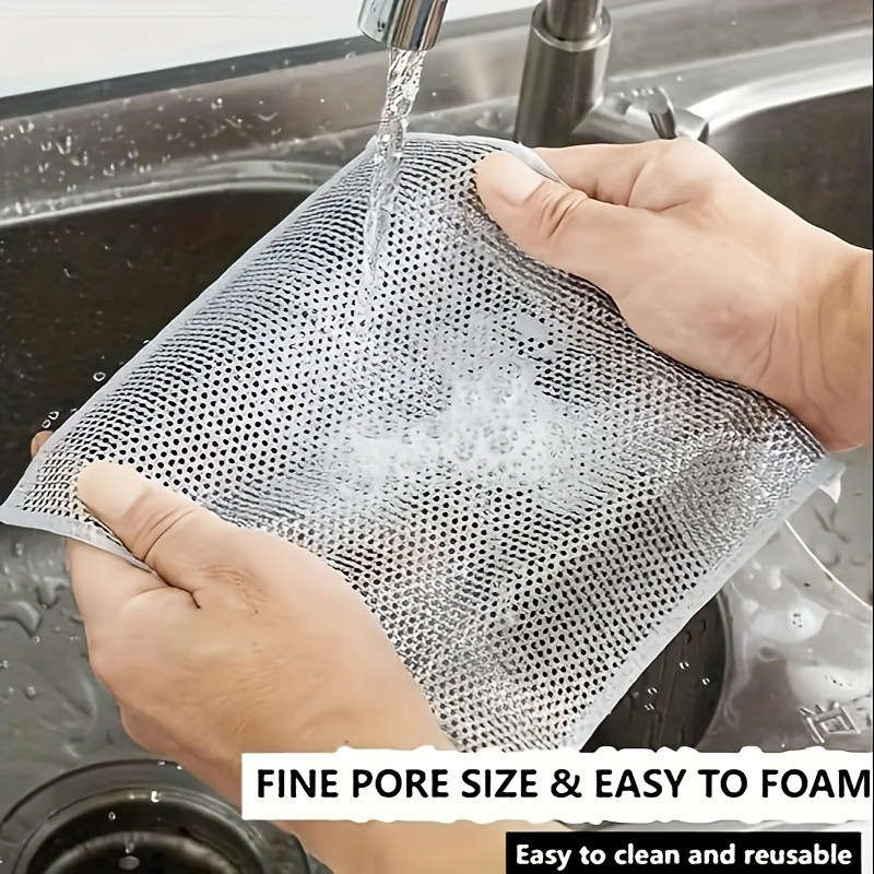 12 Stainless Steel Scrubbing Towels