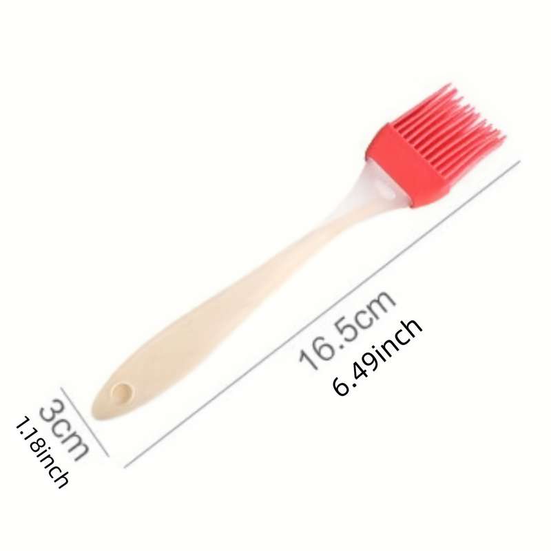 1pc Silicone Brushes Baking Brushes Soft Durable Grill Brushes Kitchen Brushes