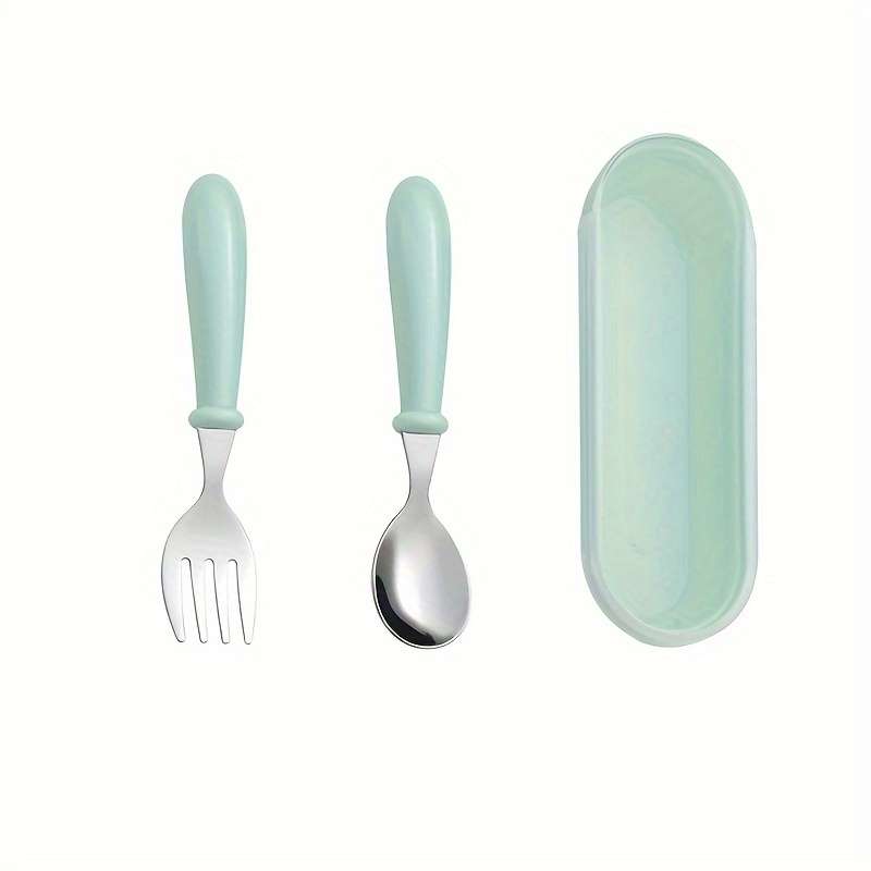 set Portable Fork Spoon And Storage Box Set