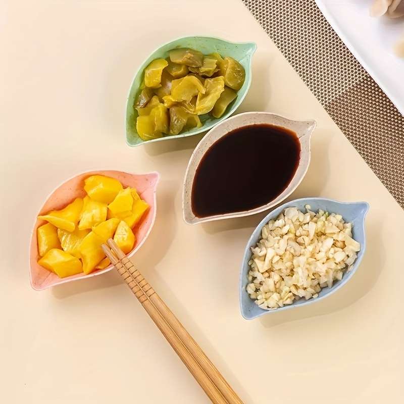 Wheat Straw Round Sauce Dish Set
