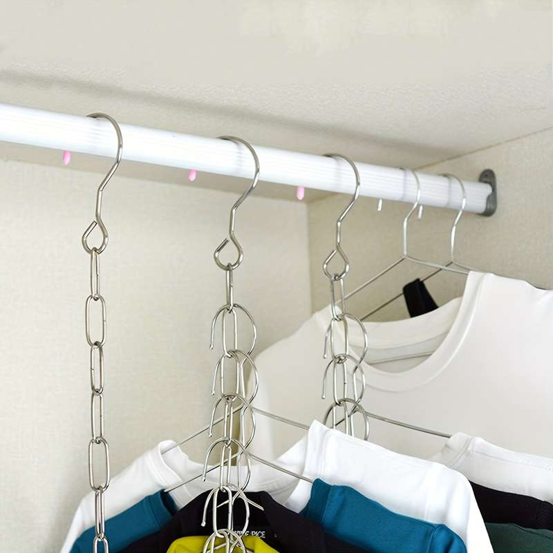 Stainless Steel Clothes Chain Wardrobe Storage Chain