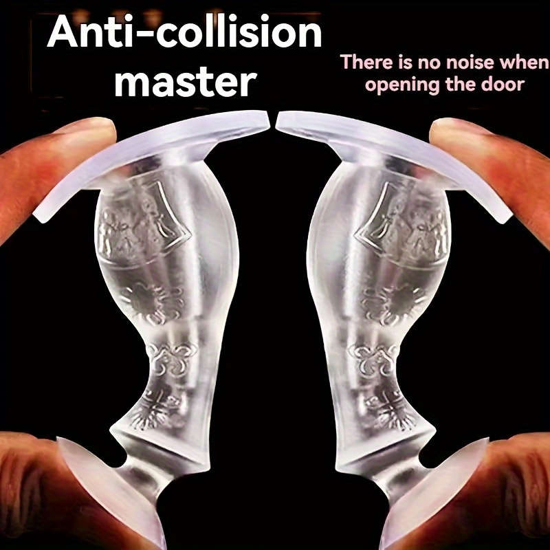 1pc Easy-Install No-Drill Silent Door Stopper