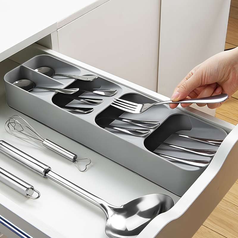 1pc Multifunctional Knife and Fork Compartment Storage Box