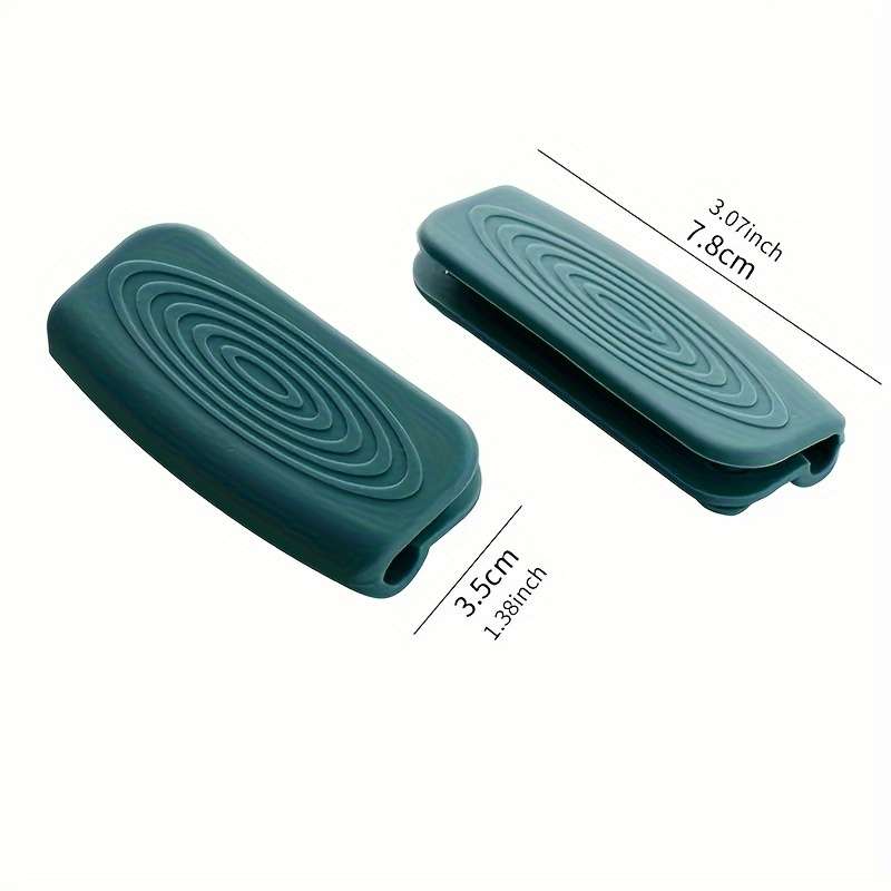 1Pair Of Silicone Handles Anti-scalding Non-slip