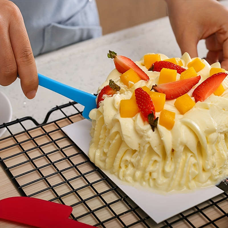 3-Piece Silicone Cake Spatula Set