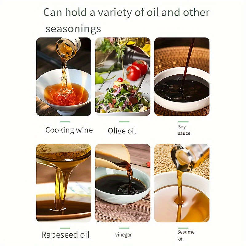 Versatile Olive Oil Sprayer Bottle with Nozzle