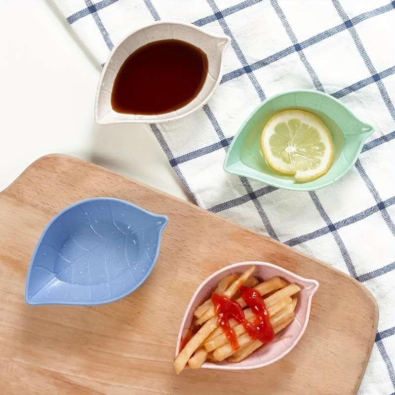 Wheat Straw Round Sauce Dish Set