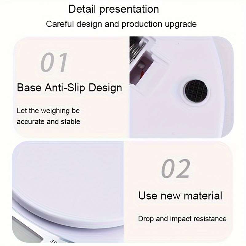 1pc New Portable Digital Scale 5kg/1g