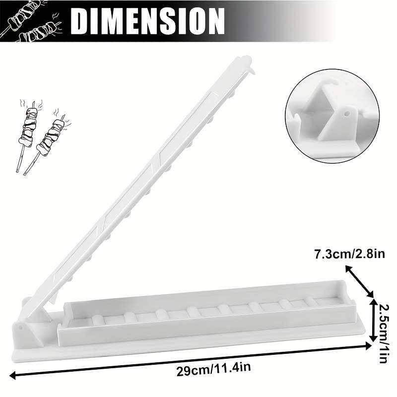 Plastic BBQ Skewer Maker Mold