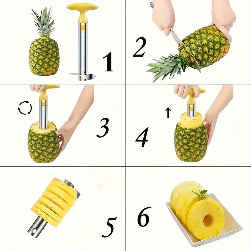 Stainless Steel Pineapple Corer  Slicer