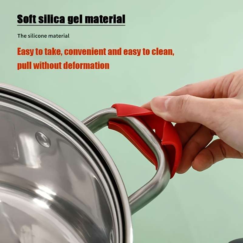 1pcs Silicone Pan Handle Covers in Assorted Colors