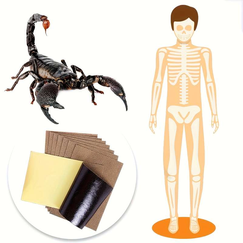 8pcs Chinese Scorpion Stickers