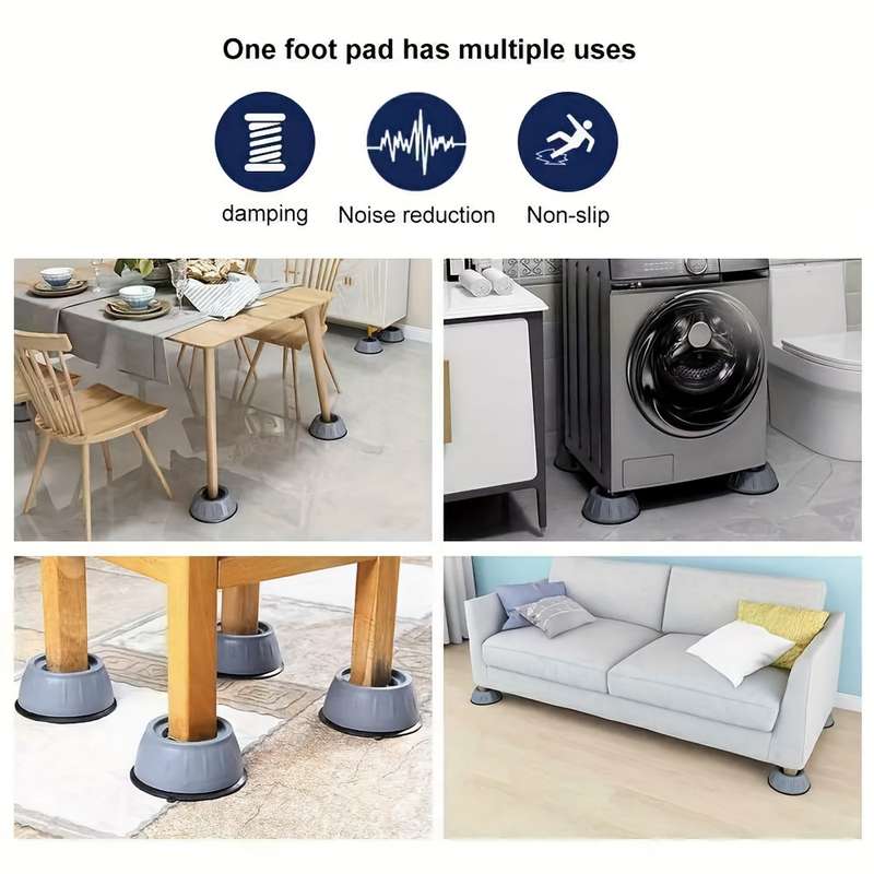 4pcs Large Anti-Vibration Pads