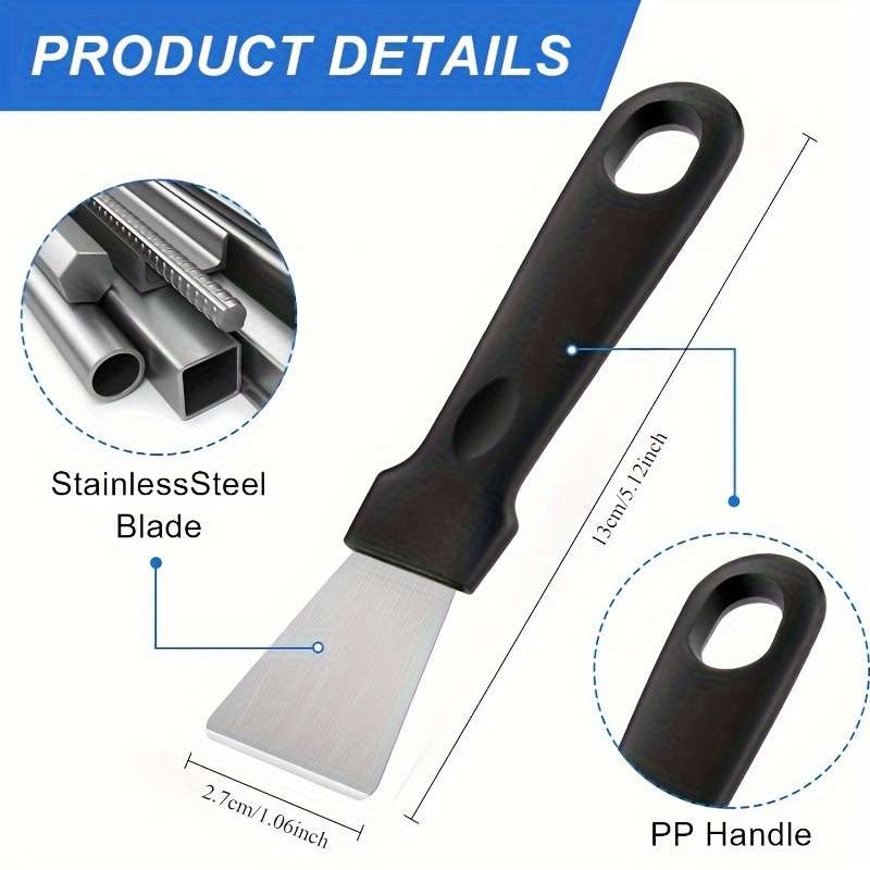 5pcs Stainless Steel Cleaning Scraper Set For Kitchen