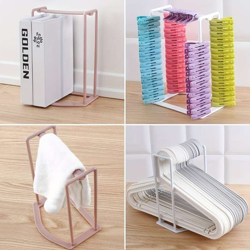 Metal Hanger Organizer Rack