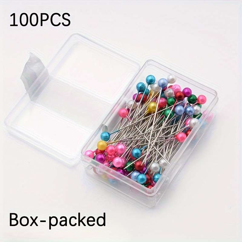 100pcs Pearlized Head Pins